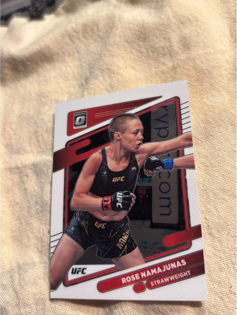 2022 Panini Donruss Optic UFC Rose Namajunas Strawweight #90